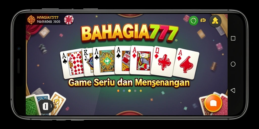 Tampilan gameplay Domino yang seru dan menarik di BAHAGIA777.