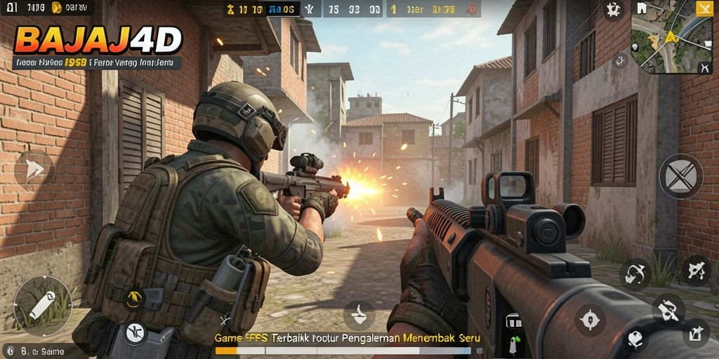 Tampilan gameplay yang mendebarkan di BAJAJ4D dengan aksi tembak-menembak yang seru.