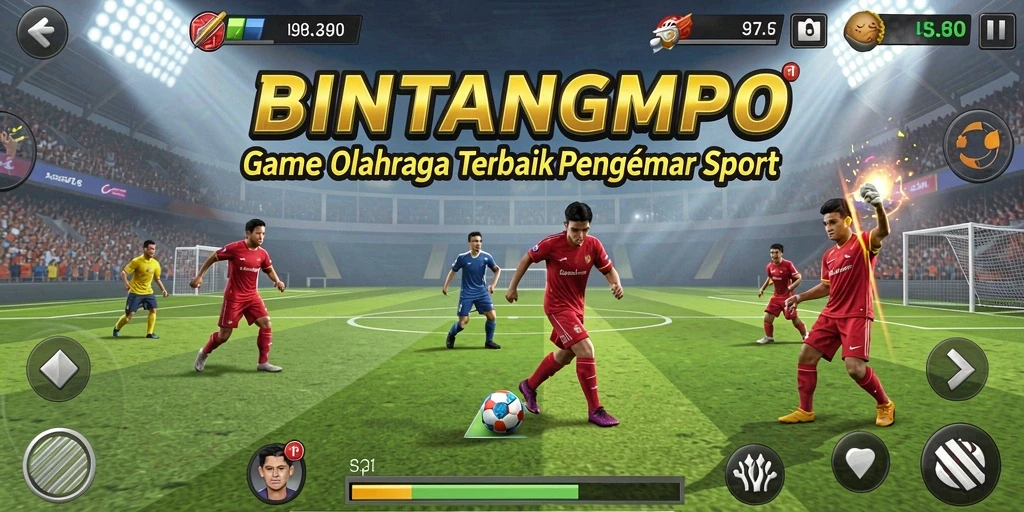 Tampilan gameplay mendebarkan di BINTANGMPO saat beraksi.