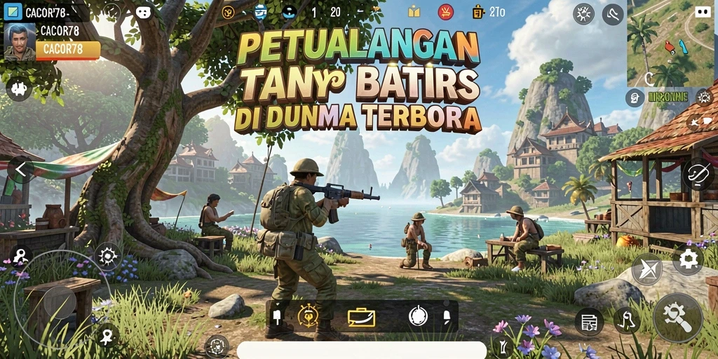 Tangkapan layar gameplay menampilkan eksplorasi dunia terbuka yang luar biasa.