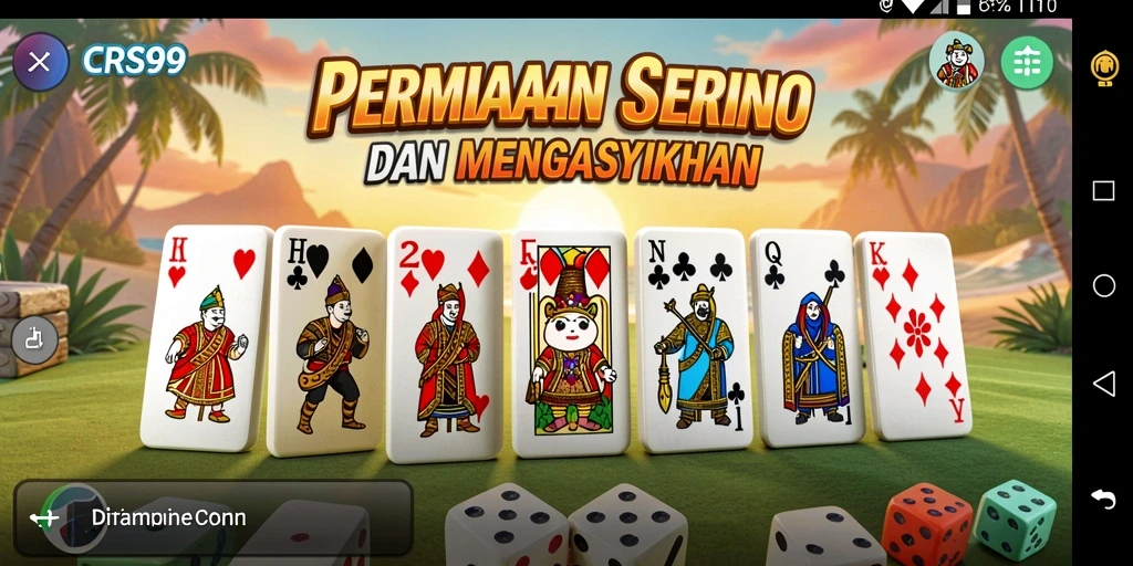 Gameplay seru dari CRS99 yang menampilkan aksi domino yang menantang.