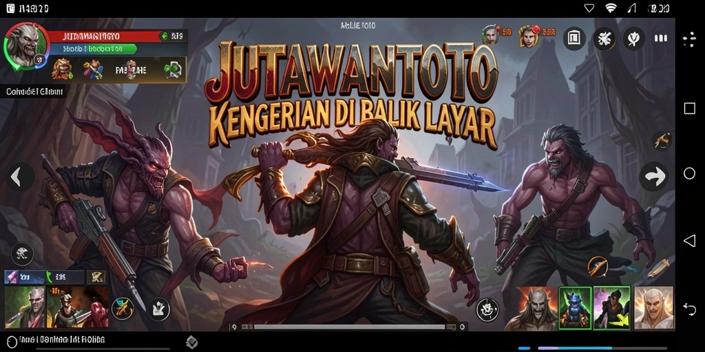Tangkapan layar gameplay menakutkan dari JUTAWANTOTO menyajikan kengerian yang nyata.