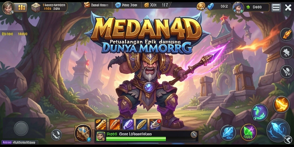 Tangkapan layar menampilkan aksi seru di MEDAN4D.