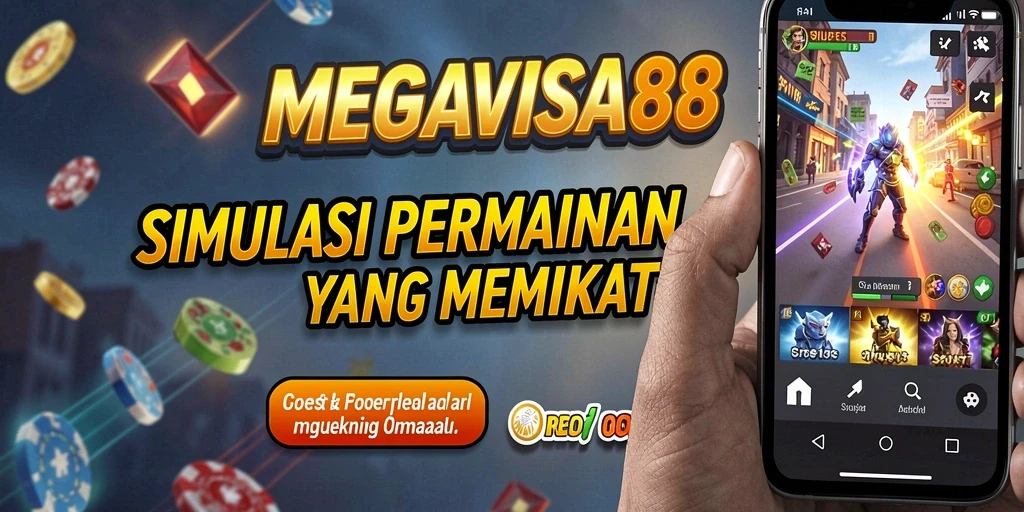 Tangkapan layar dari gameplay MEGAVISA88 yang menampilkan simulasi yang seru.