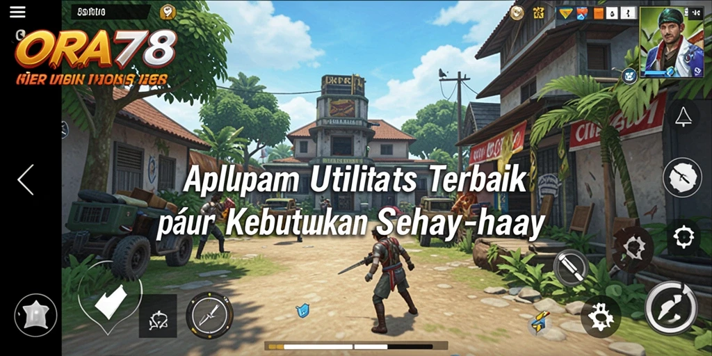 Tampilan antarmuka ORA78 yang sederhana dan intuitif.