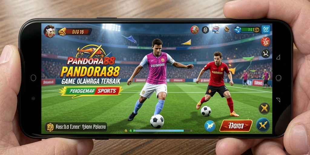 Tampilan gameplay seru dari aplikasi PANDORA88 yang menggugah semangat olahraga.