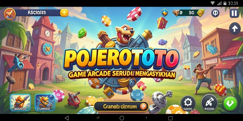 Menampilkan gameplay seru dan penuh tantangan di POJEROTOTO.