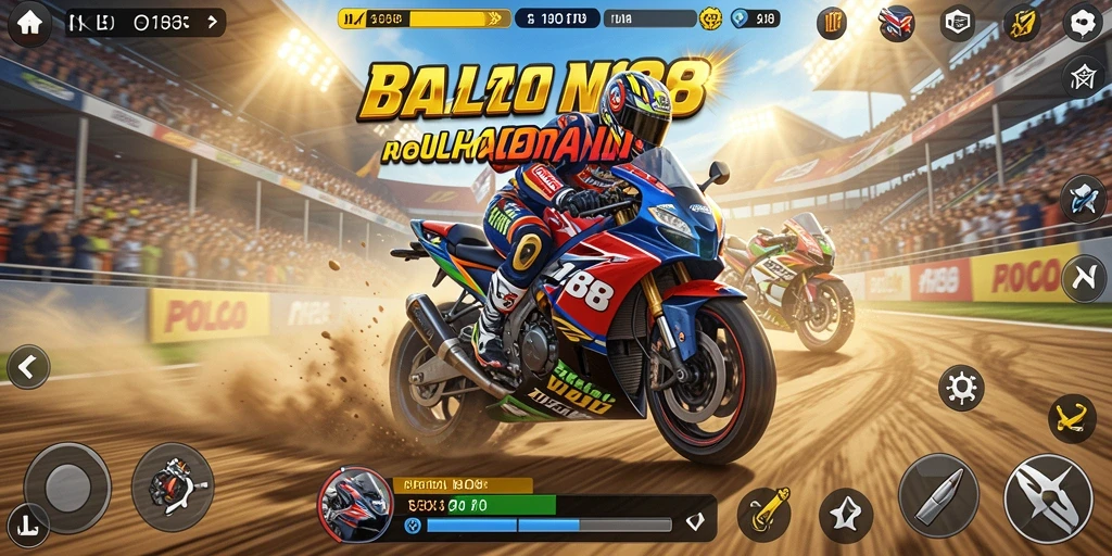 Gameplay seru balapan motor di POLO188.