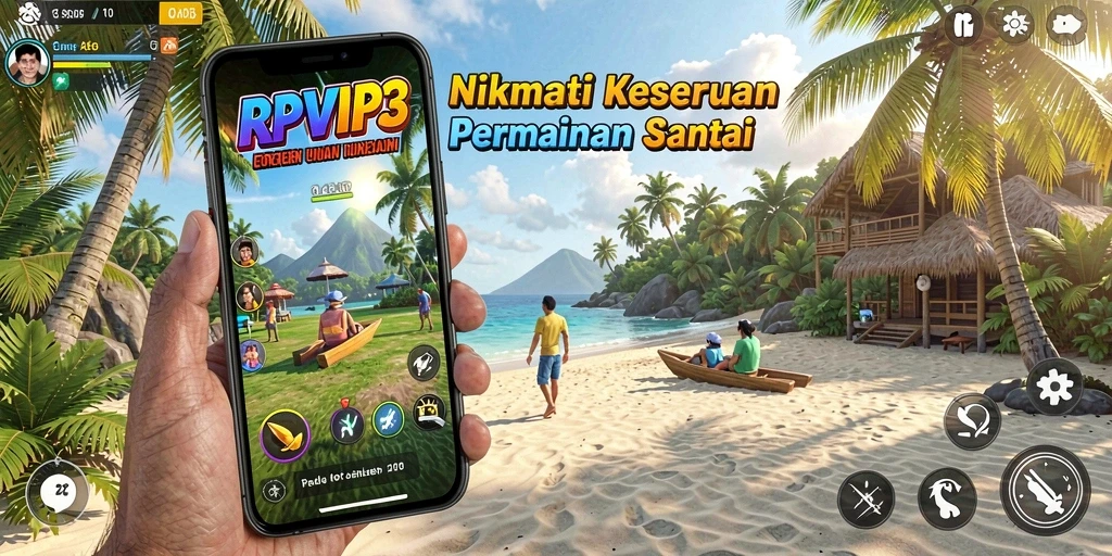 Tampak seru saat pemain menikmati gameplay RPVIP3.