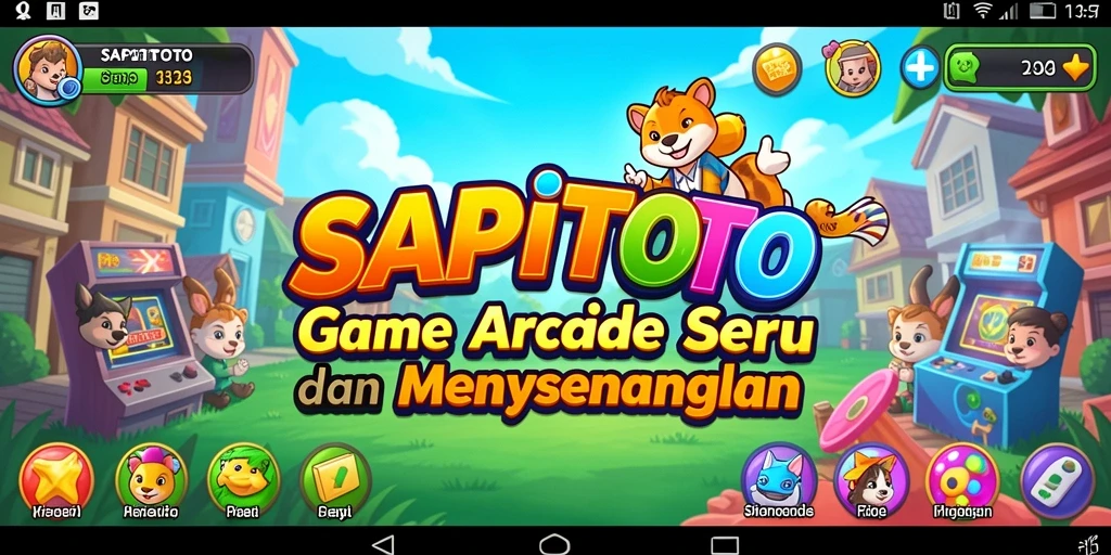Tampilan gameplay seru SAPITOTO dalam aksi arcade.