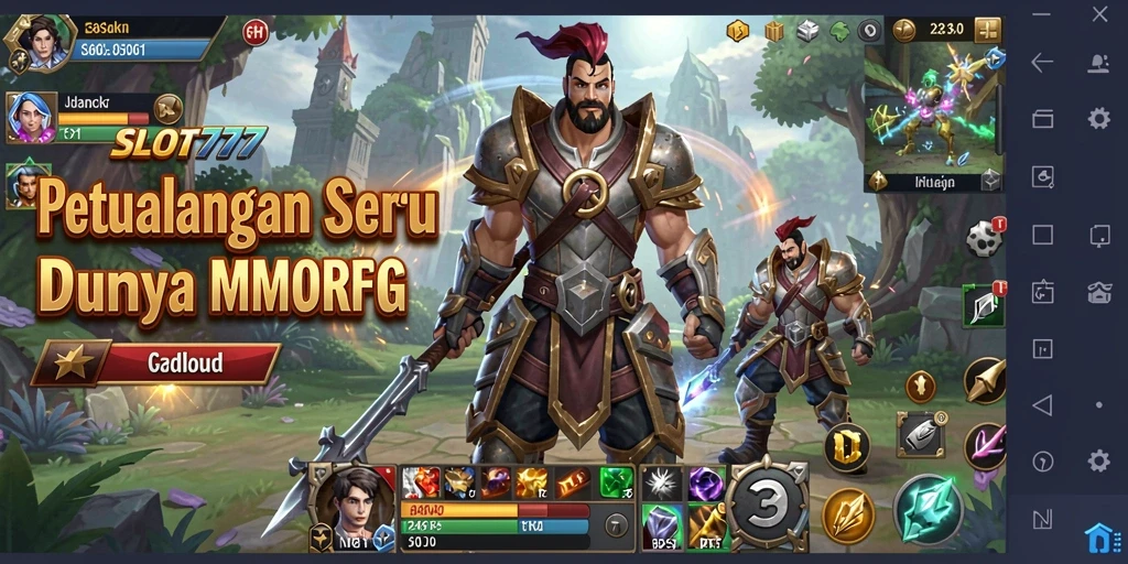 Tampilan menarik dari gameplay SLOT777 dalam dunia MMORPG yang menakjubkan.