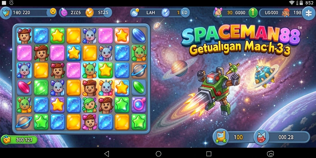 Gameplay menarik dalam SPACEMAN88 yang memukau.