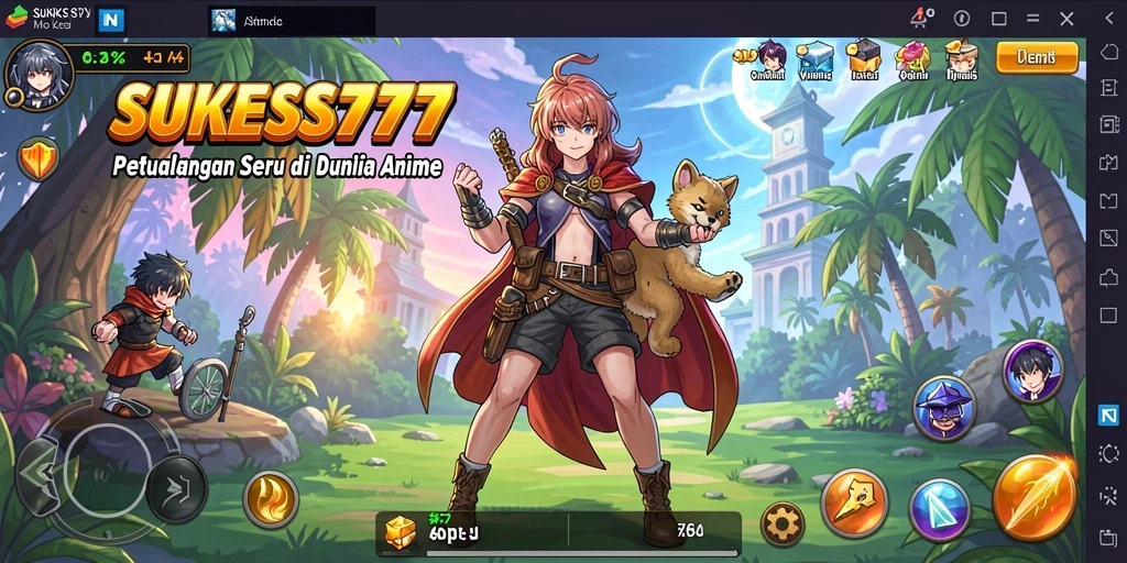 Gameplay seru dan karakter anime menakjubkan dalam SUKSES777.
