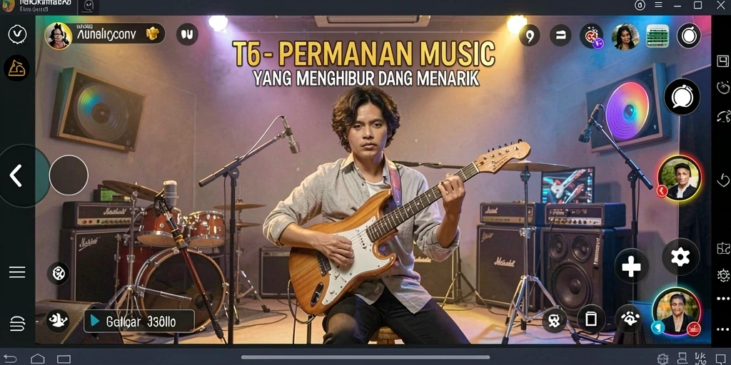 Tampilan gameplay T6 yang seru dengan lagu-lagu menarik.