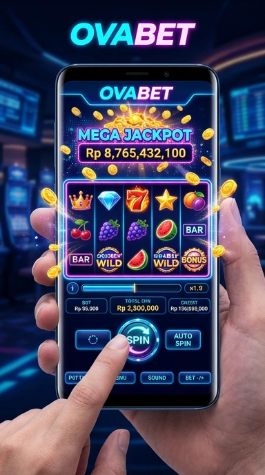 Daftar kategori aplikasi di ovabet yang beragam.